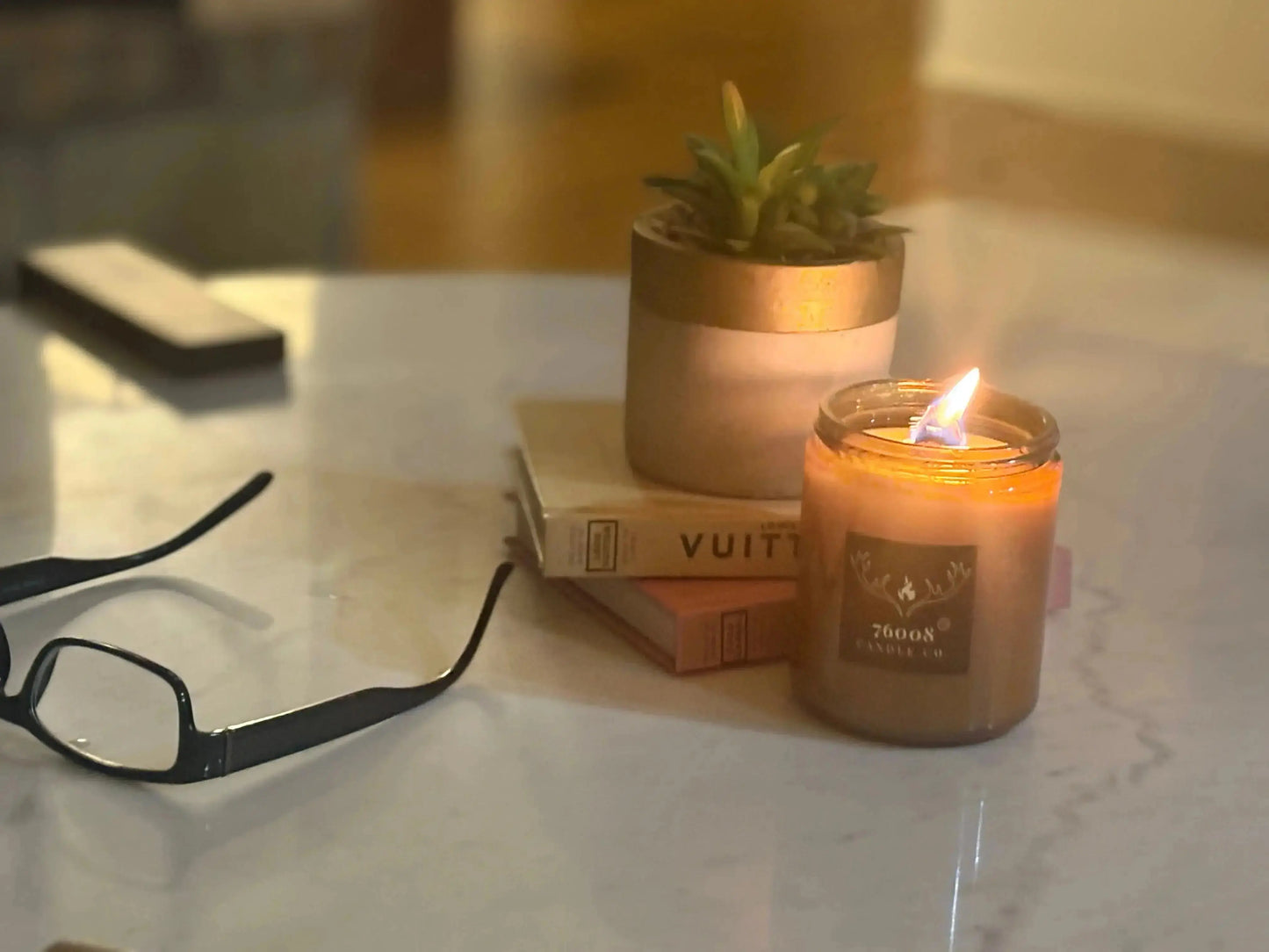 Luxury Vintage Christmas Scented Candle | Aromatherapy Woodwick Candles for Home, Handcrafted Long - Lasting Soy Wax Candles | Christmas Gifts - 8oz 76008 Candle Co.
