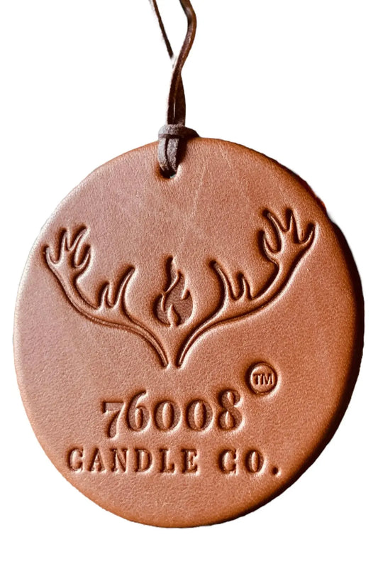 Leather Car Fresheners | New Car Smell | Hanging Car Odor Eliminator | Automotive Accessories | Valentines Day Gifts for Men | Candles for Men | Client Gifts 76008 Candle Co. LLC