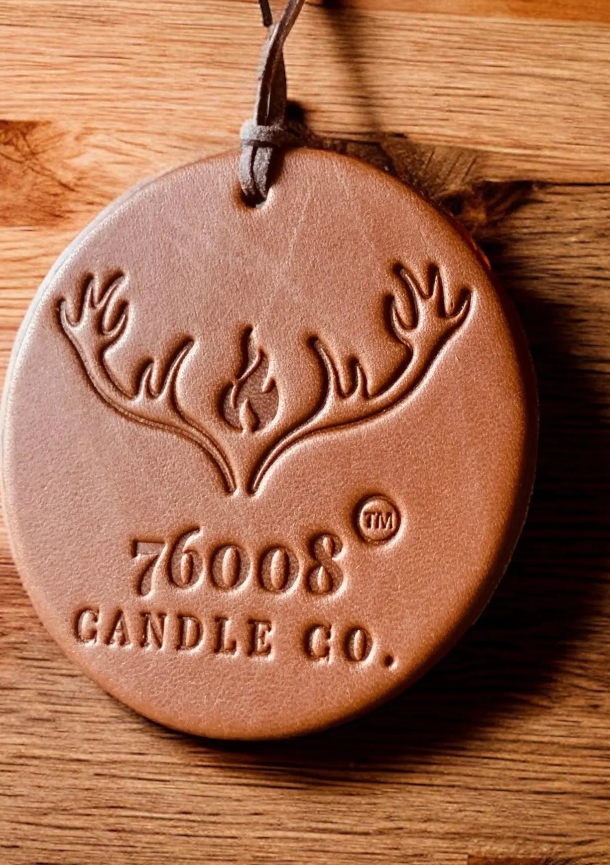 Leather Scented Car Freshener | Car Air Freshener | Gifts for Him | Fathers Day Gifts 76008 Candle Co.