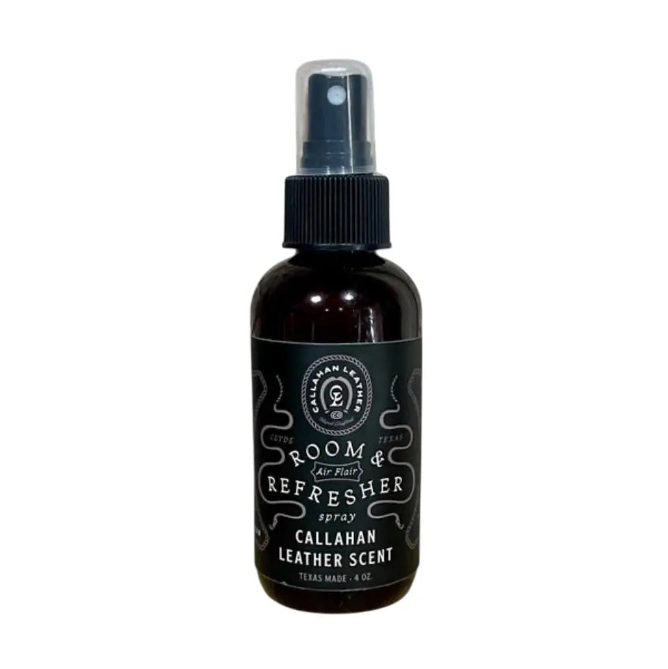 Leather Scented Air Spray – 4 oz | Long-Lasting Room & Car Freshener 76008 Candle Co. LLC