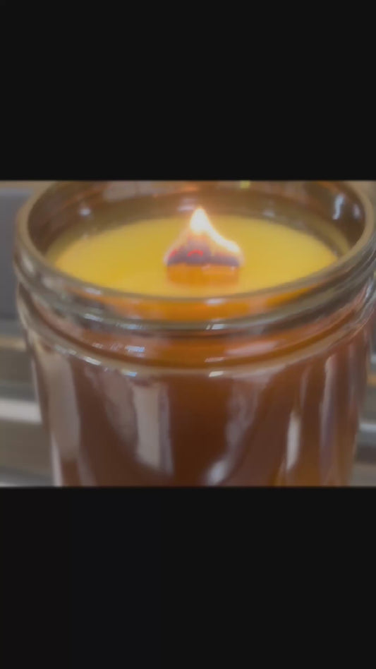 Vintage Leather Candle - 8oz