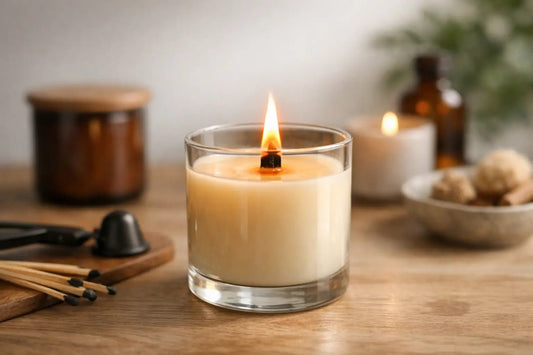 How to Burn Wood Wick Candles the Right Way - 76008 Candle Co.