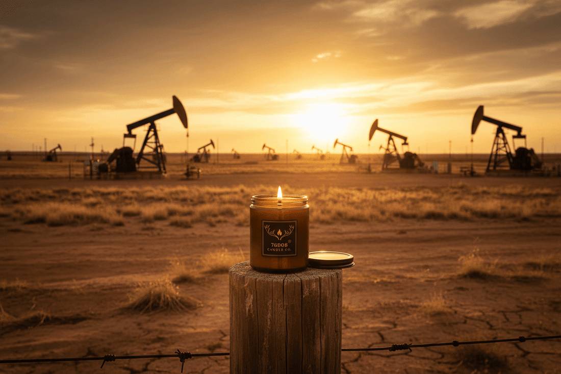 Leather + Black Gold: The Story Behind Our Second Most Personal Scent - 76008 Candle Co.