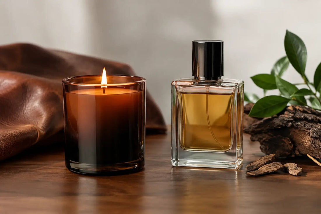 Leather Candle vs Cologne Scent for Your Space - 76008 Candle Co.