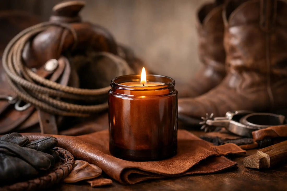 What a Saddle Leather Candle Scent Should Smell Like - 76008 Candle Co.