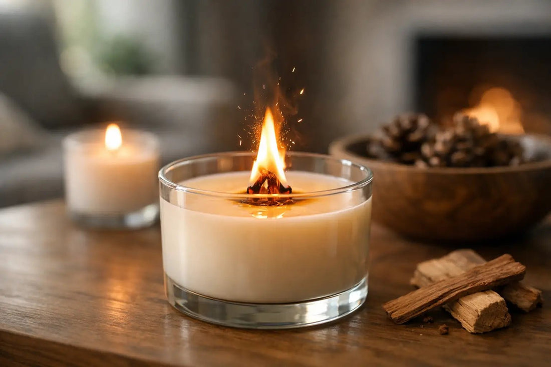 Why Do Wood Wick Candles Crackle at Home? - 76008 Candle Co.