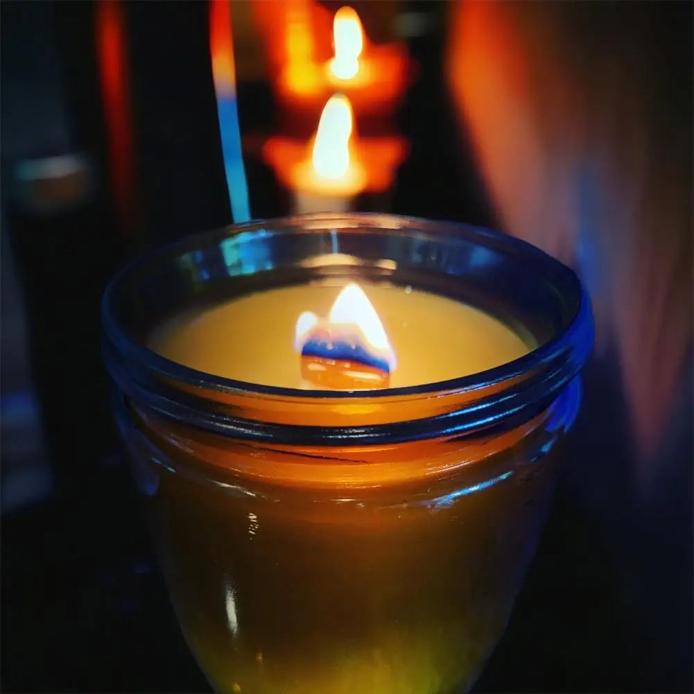 76008 Candle Co. Dulce Pumpkin Scented Candle | Signature Amber Glass Jar (8 oz.) | Luxury Candles For Home | Wood Wick Soy Candles | 76008 Candle Co. LLC