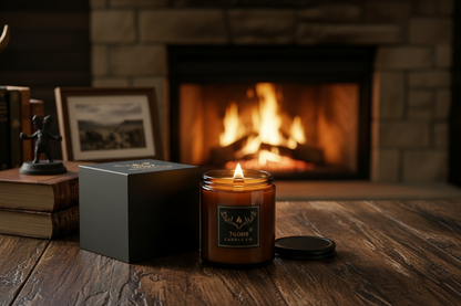 76008 Candle Co. - Gift Box Fireplace Lifestyle