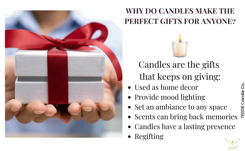 Luxury Genuine Leather Scented Candle | Woodwick Candles for Home Decor, Handcrafted Long - Lasting Soy Wax Candles | Housewarming, Gifts for Men - 16oz 76008 Candle Co.