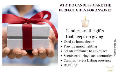 Leather and Vanilla Scented Candle | Valentine's Day Gifts for Her | Housewarming Gifts | Candle Gifts for Her 76008 Candle Co. LLC