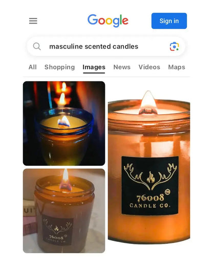 🔥Leather Scented Candle – Father’s Day Gift for Him | Hand-Poured Soy Wood Wick Candle 76008 Candle Co. LLC