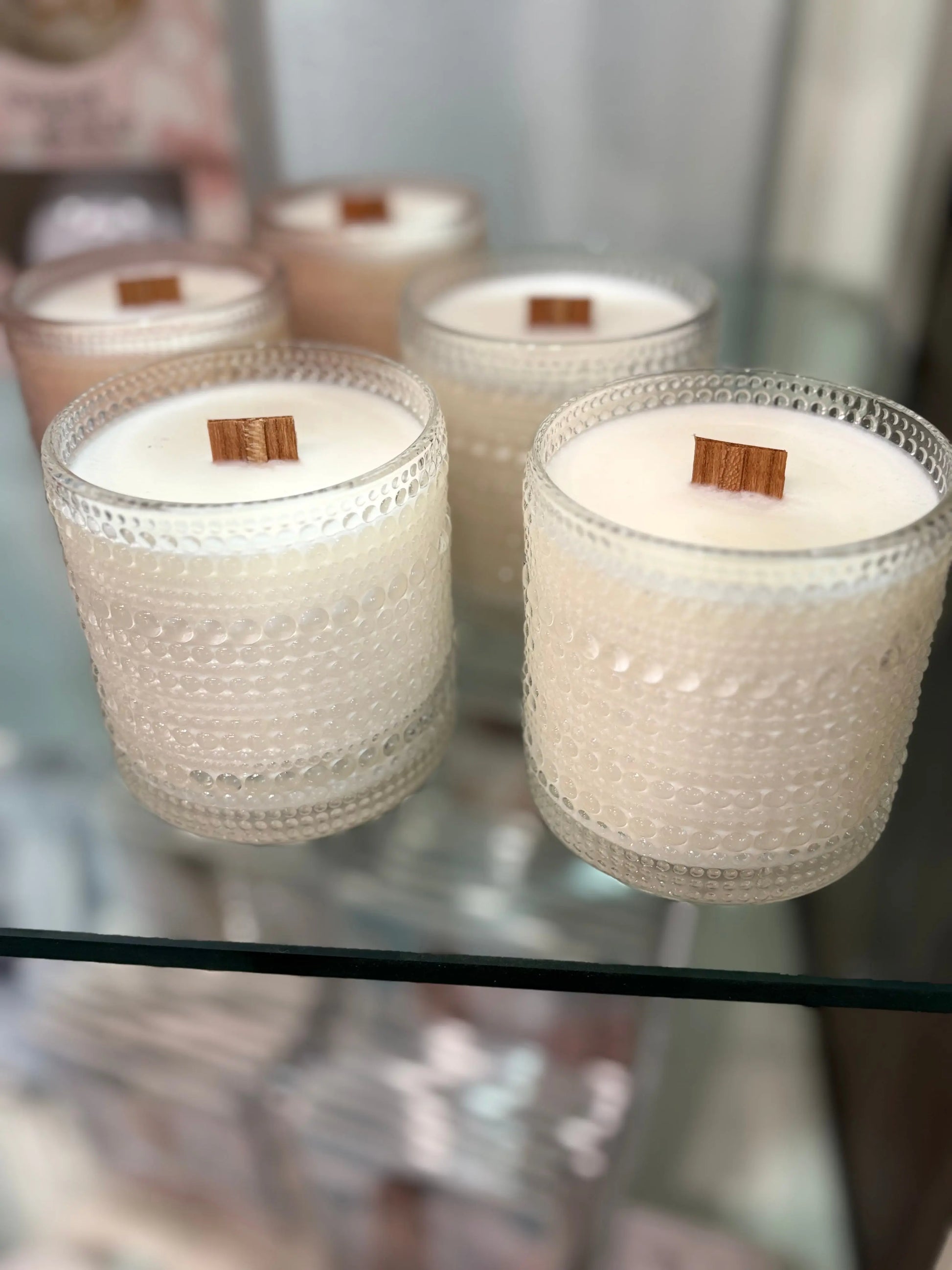 Sweet Grace Scented Candle | Aromatherapy Wood Wick Candles for Home | Handcrafted Long - Lasting Soy Wax Candles | Housewarming Gifts for Women 76008 Candle Co.