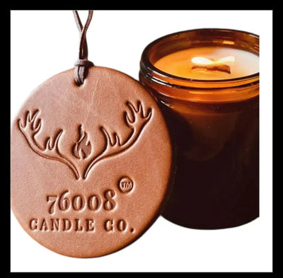 Vintage Leather Candle | Scented Candles for Men | Masculine Home Decor 76008 Candle Co. LLC