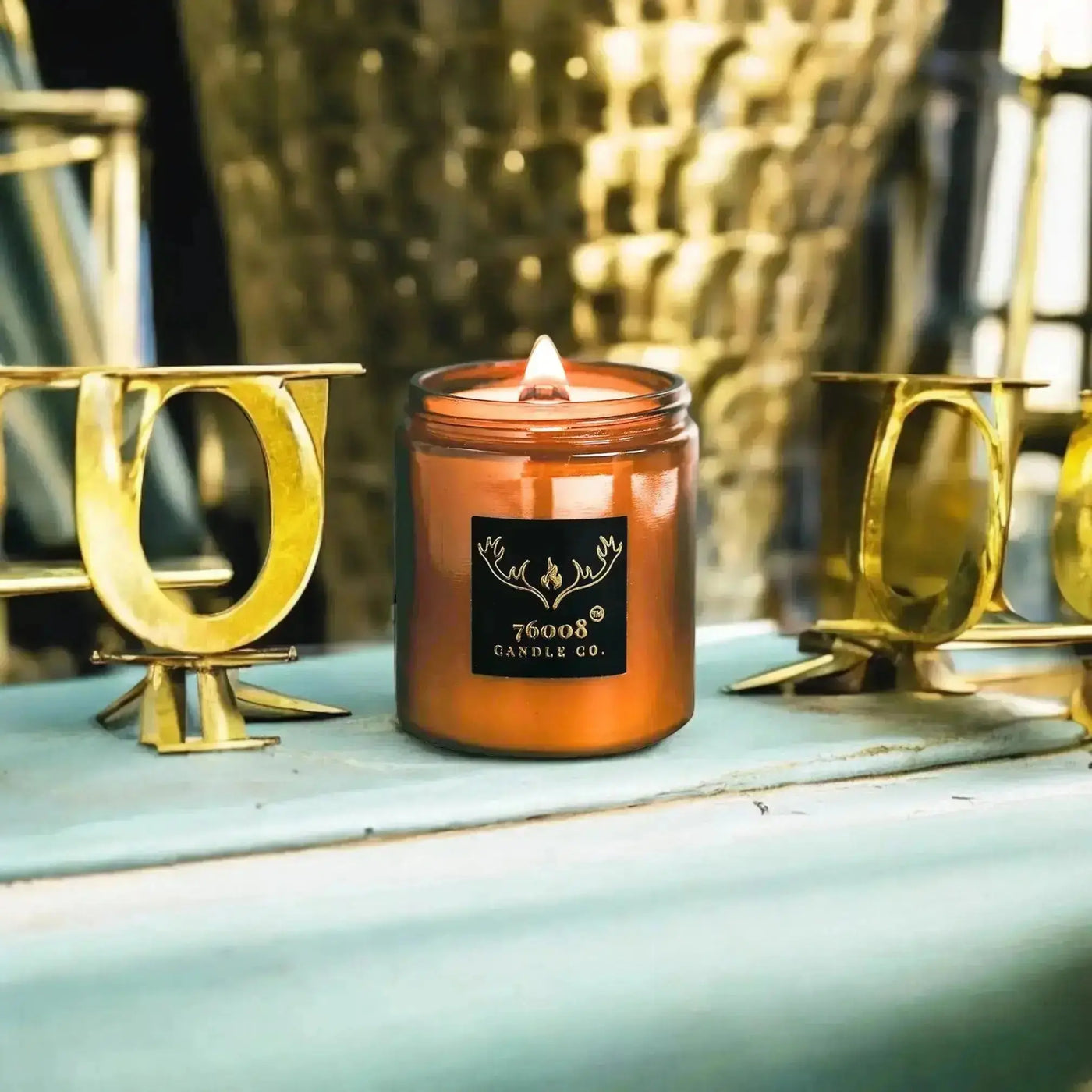 Vintage Leather Candle | Scented Candles for Men | Masculine Home Decor 76008 Candle Co. LLC