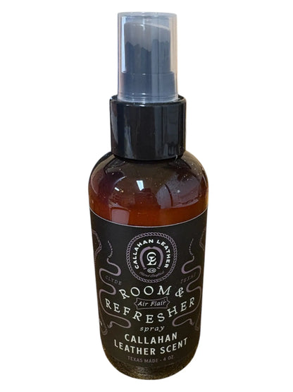 Leather Scented Air Spray – 4 oz | Long-Lasting Room & Car Fragrance 76008 Candle Co. LLC