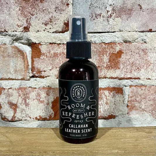 Leather Scented Air Spray – 4 oz | Long-Lasting Room & Car Fragrance 76008 Candle Co. LLC