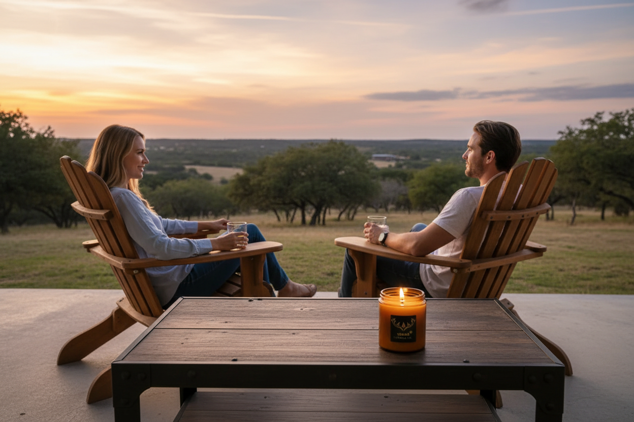 Vintage Leather Candle - 8oz