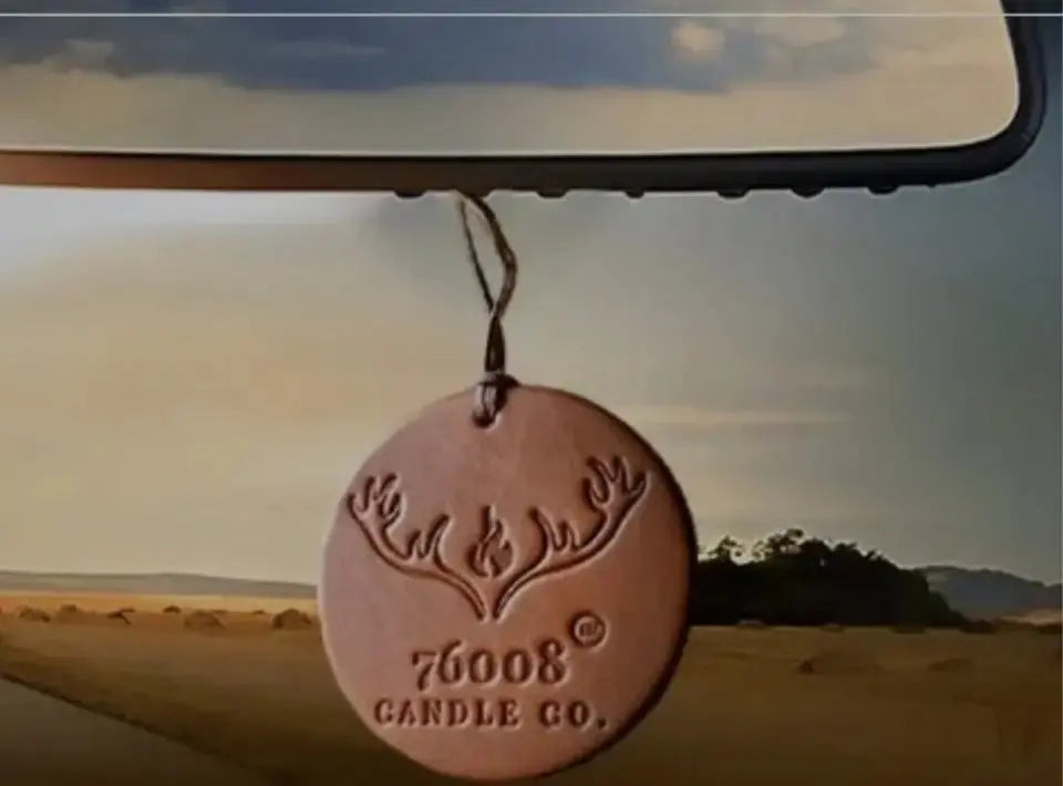 Leather Scented Car Air Freshener 76008 Candle Co. LLC