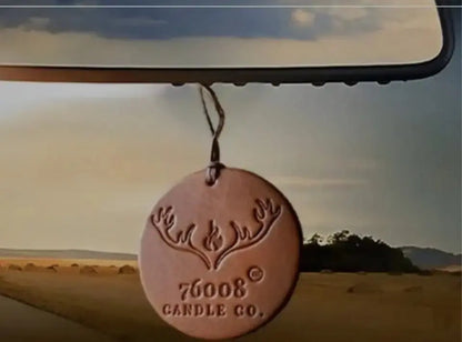 Leather Scented Car Air Freshener 76008 Candle Co. LLC