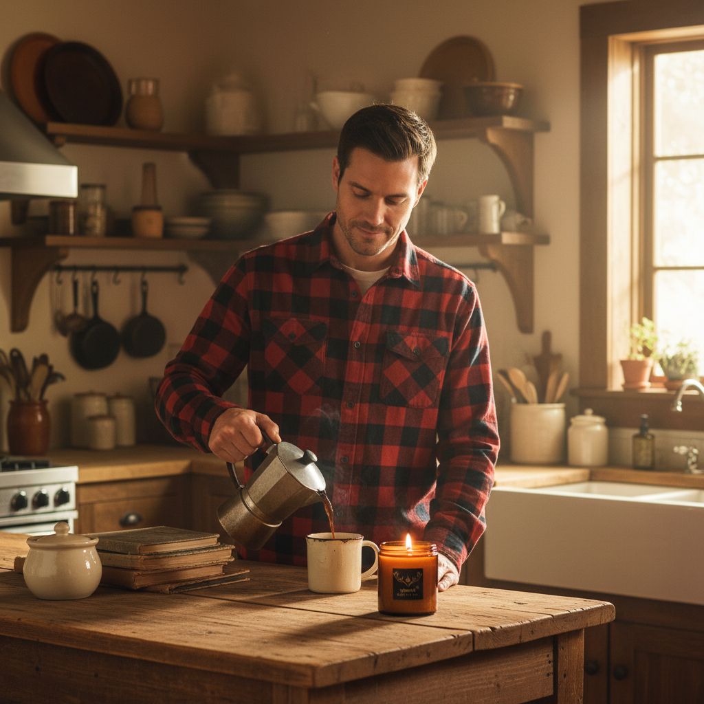 Vintage Leather Candle - 8oz