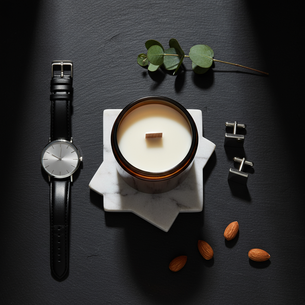 Vintage Leather Candle - 8oz