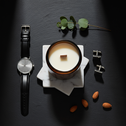 Vintage Leather Candle - 8oz