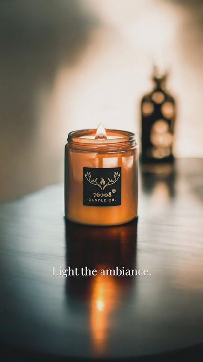 Vintage Leather Candle - 8oz