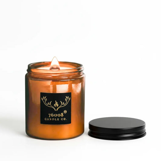Leather Vanilla Candle 76008 Candle Co. LLC